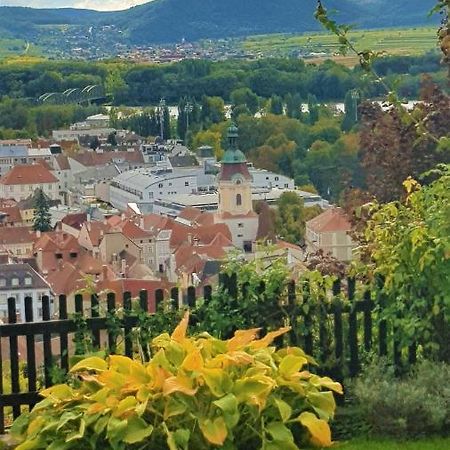 Blick Ueber Krems Mit Gartenpavillon Exterior photo
