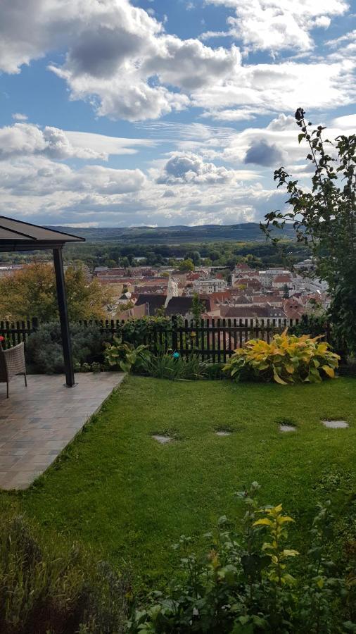 Blick Ueber Krems Mit Gartenpavillon Exterior photo